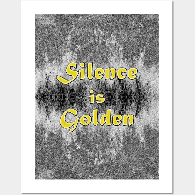 Silence is Golden Wall Art by Gaspar Avila